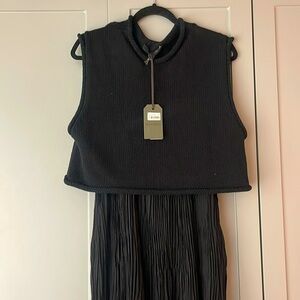 NWT Black All Saints Laze Dress